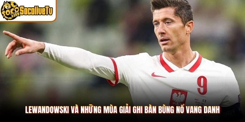Lewandowski Và Những Mùa Giải Ghi Bàn Bùng Nổ Cực Ấn Tượng